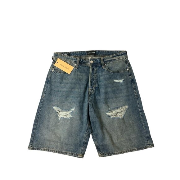 JACK & JONES Men's Jjialex Jjoriginal Shorts Sq 073 Size L New - Picture 1 of 14